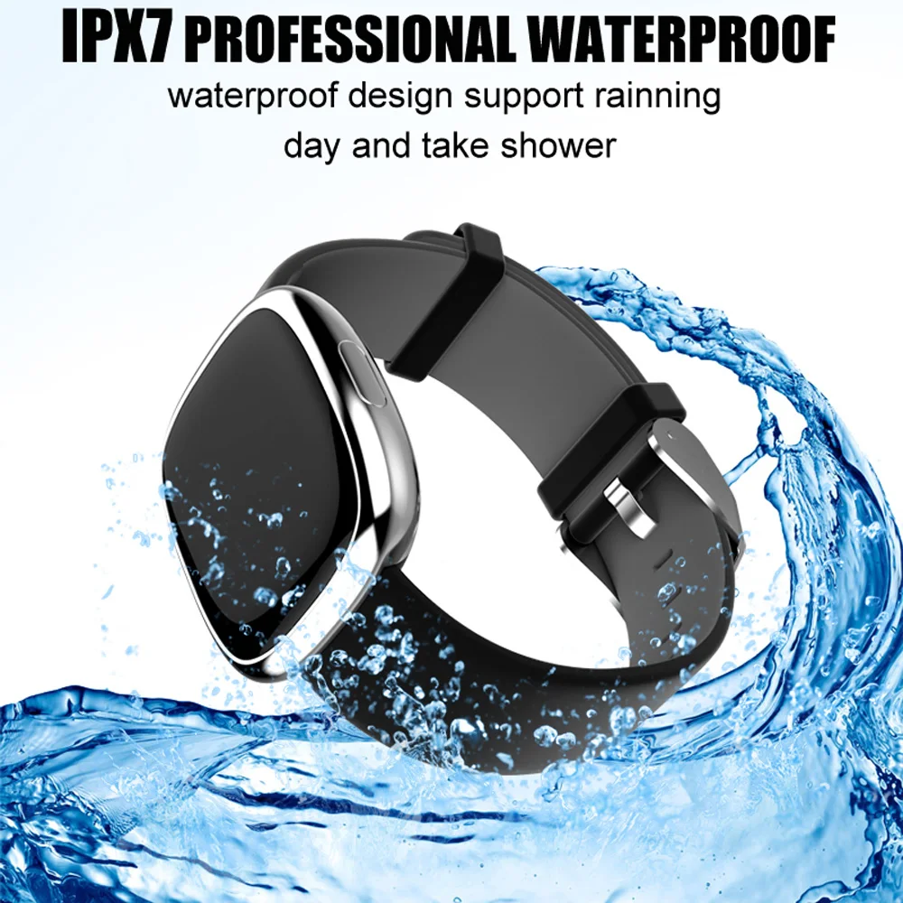 P2 смарт браслет с кровяным давлением ios водонепроницаемый sms трекер напоминание о