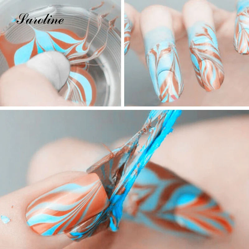 Saroline Art ленты для маникюра частокол легкой очистки базы гелевое покрытие Уход