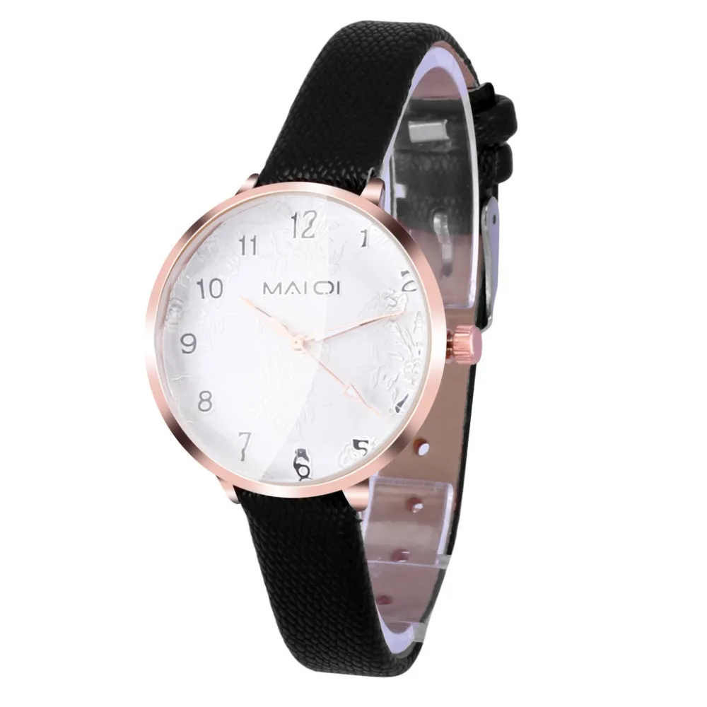 Модные Роскошные Брендовые повседневные золотые черные женские часы браслет 3D