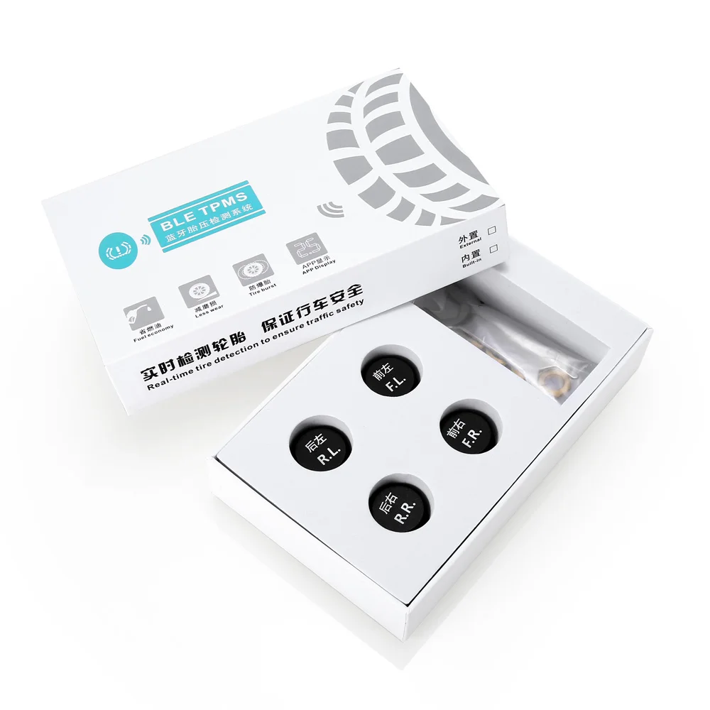 ZEEPIN BLE Bluetooth низкой энергии TPMS автомобильных шин давление мониторы системы 4