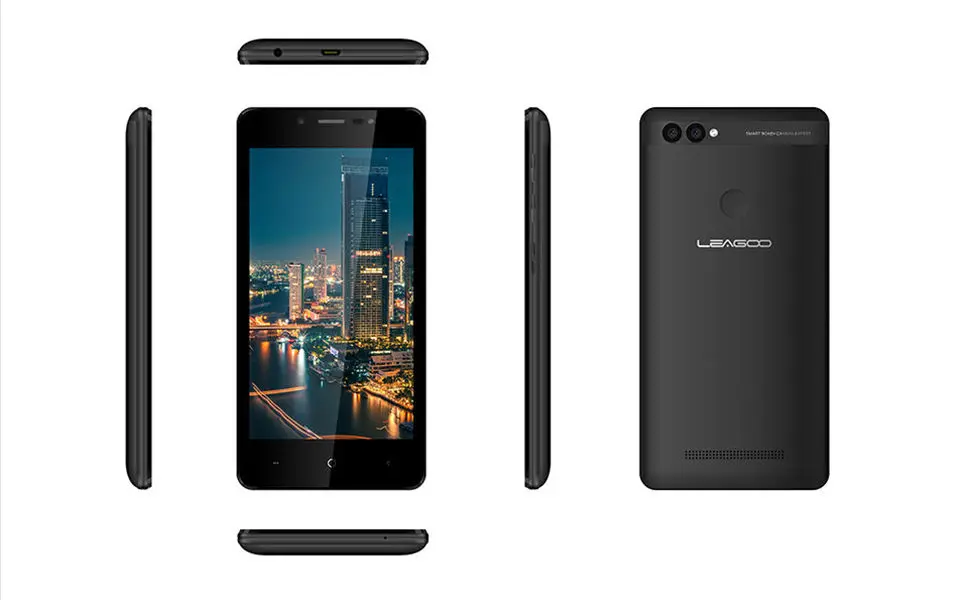 LEAGOO POWER 2 смартфон 5,0 ''HD MT6580A четырехъядерный 2 Гб 16 Гб 3200 мАч двойная задняя камера отпечаток пальца ID сенсорный телефон Android