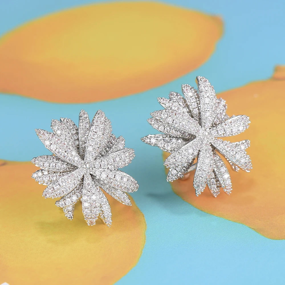 

Fashion Noble Stud Earings Luxury Bowknot AAAA Cubic Zirconia Jewelry For Women Girls pendientes mujer moda Anniversary