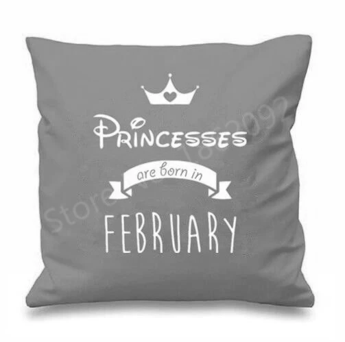 Персонализированная наволочка принцесса девочка подарок на день рождения