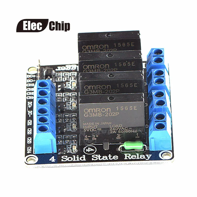 Sindax 5 в 4-канальный OMRON SSR G3MB-202P твердотельный релейный модуль для Arduino z3 1 шт. |