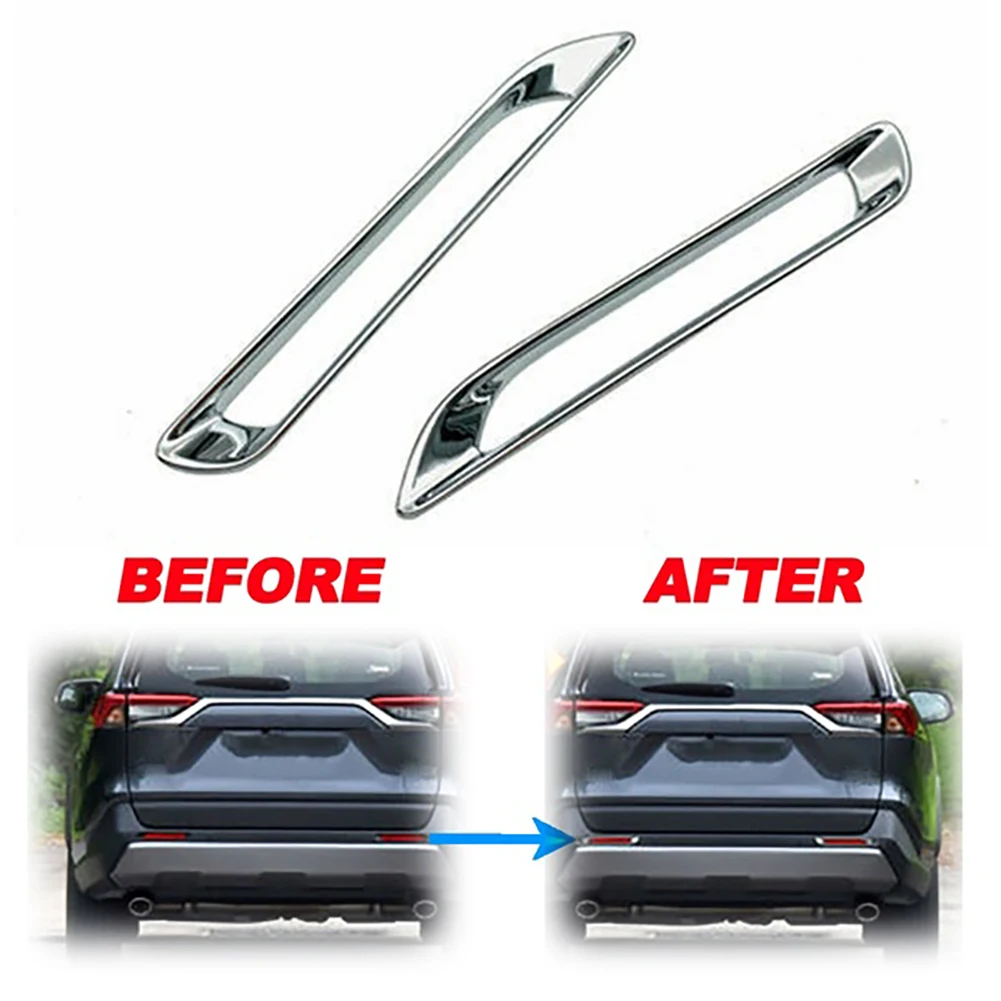 1 пара автомобиль лампа заднего противотуманного фонаря Защитная крышка АБС