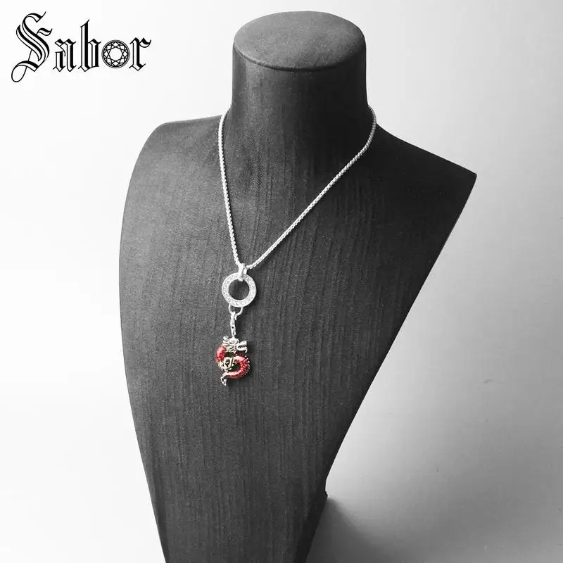 Подвеска с красным драконом Томаса ювелирные изделия 2020 для женщин и мужчин