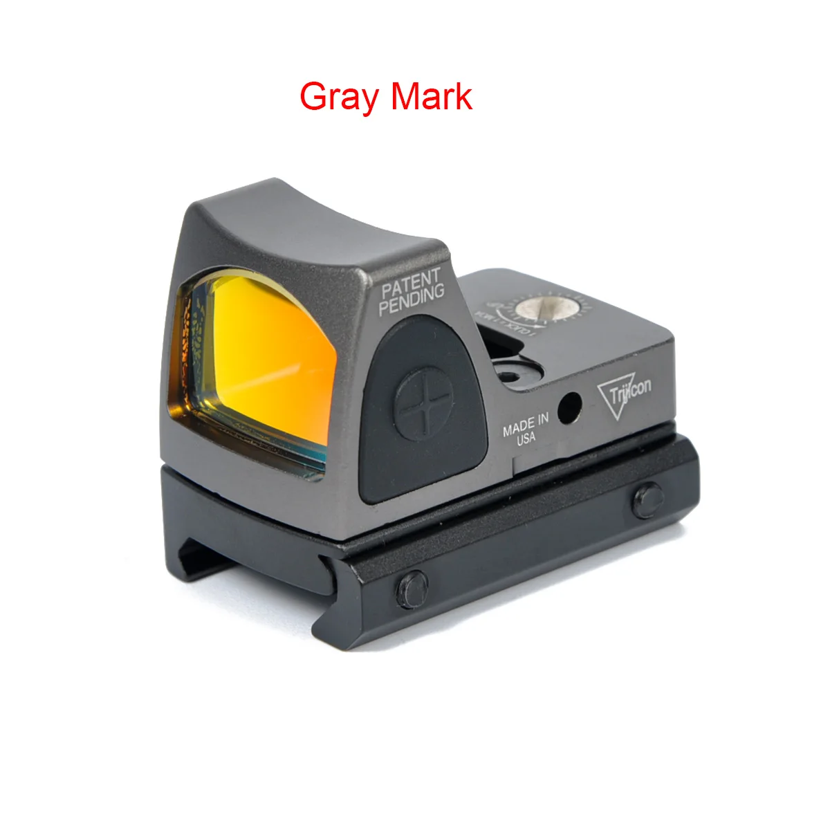 Gray Mark Тактический Регулируемый Trijicon RMR Red Dot Reflex Sight 3,25 MOA прицел для охотничьих прицелов подходит для KSC Glock и 1913 страйкбольного пистолета - Цвет: Gray Mark