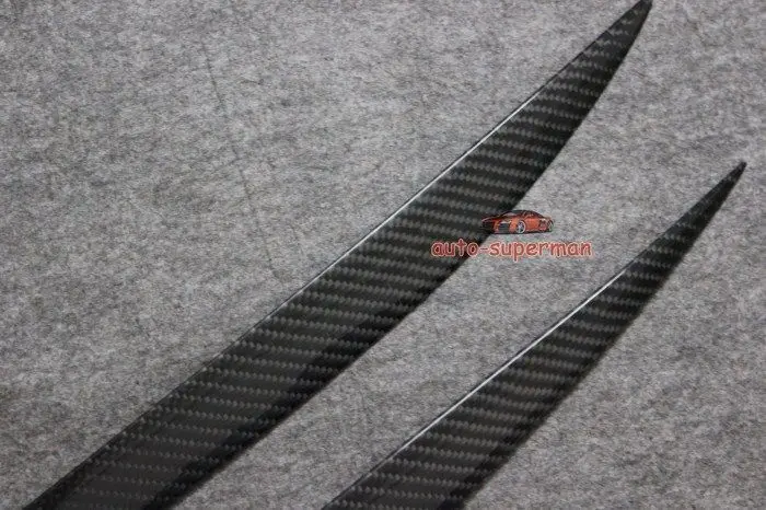 

Carbon fiber Head light Eyelid Eyebrow overlays For MAZDA3 2010-2012