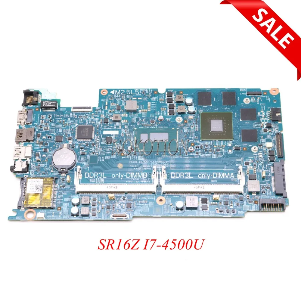 

NOKOTION DOH50 MB 12311-2 KJ7NX CN-02KN1H 02KN1H 2KN1H для Dell Inspiron 15 7537 ноутбук материнская плата SR16Z I7-4500U GT750M