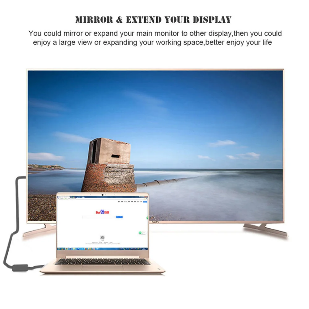 1 шт. аудиопровод VGA папа-HDMI выход 1080P HD + Аудио ТВ AV TV видео кабель-преобразователь