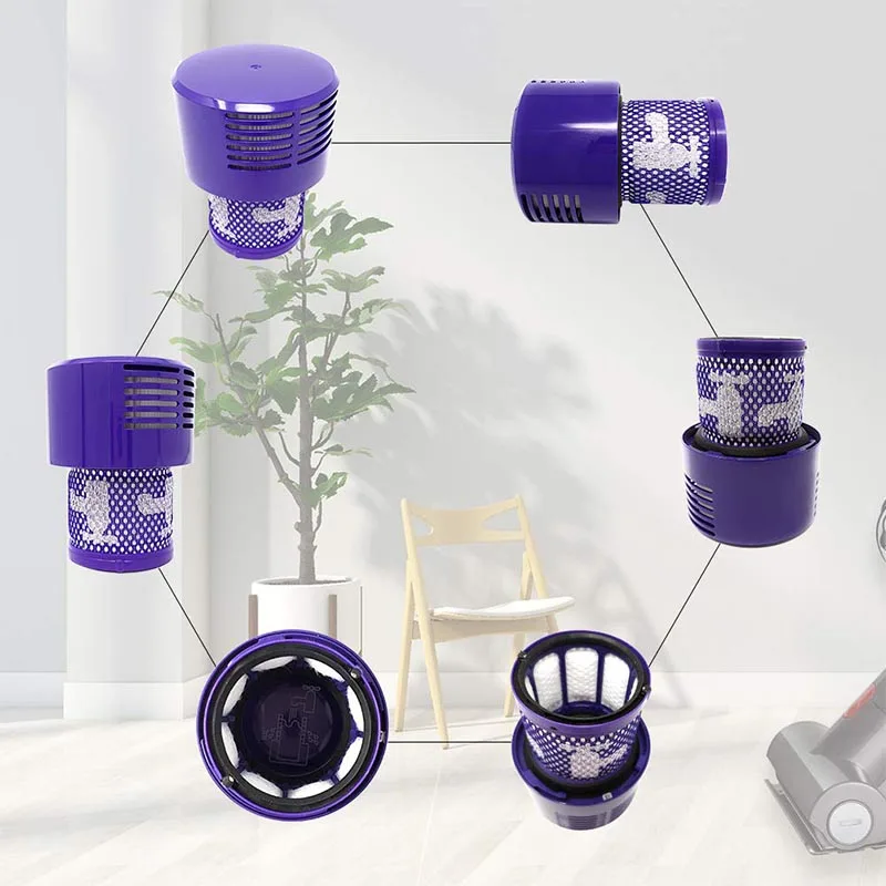 Моющийся большой фильтр для Dyson V10 Sv12 Циклон животного абсолютный полный чистый беспроводной пылесос, заменить приспособление для чистки воздуходува
