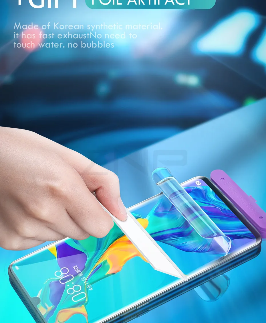 ZNP 99D полное покрытие мягкая Гидрогелевая пленка для huawei P30 Lite P20 Pro P10 Plus Защита экрана для Honor 10 9 Lite пленка не стекло