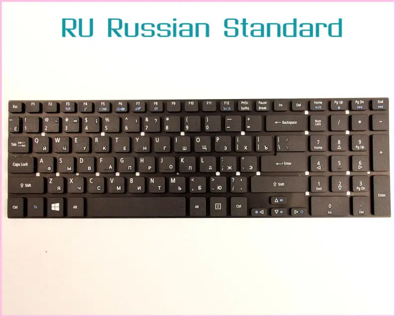 Клавиатура для ноутбука Acer Aspire MP-10K33U4-6981 V121762FS4 V121702AS2 RU Русская версия - купить по