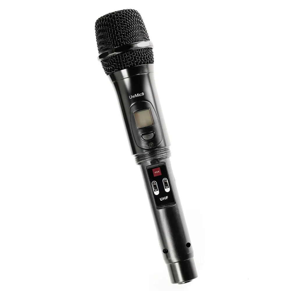 Saramonic UWMIC9 вещания UHF камера беспроводной петличный микрофон системы Передатчики+ один приемник для DSLR видеокамеры