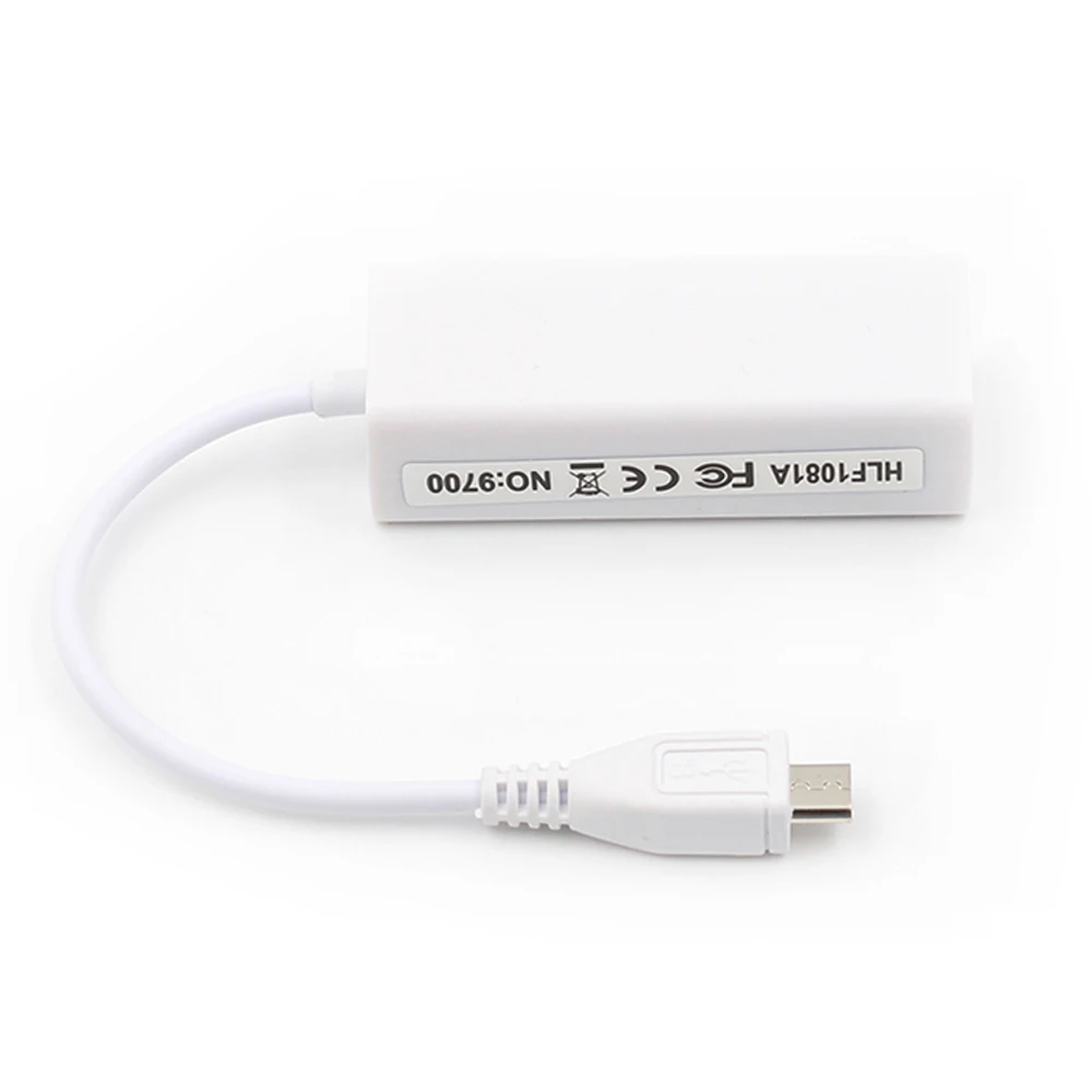 Сетевая карта Micro USB Ethernet адаптер к RJ45 для Windows 7/8/10 Android планшета IC RD9700 LAN|network card|micro