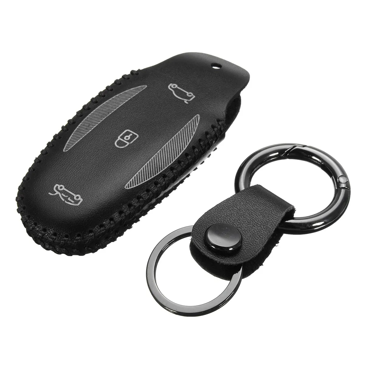 Чехол для ключей Tesla Model X Remote Fob чехол из искусственной кожи чехол-держатель |