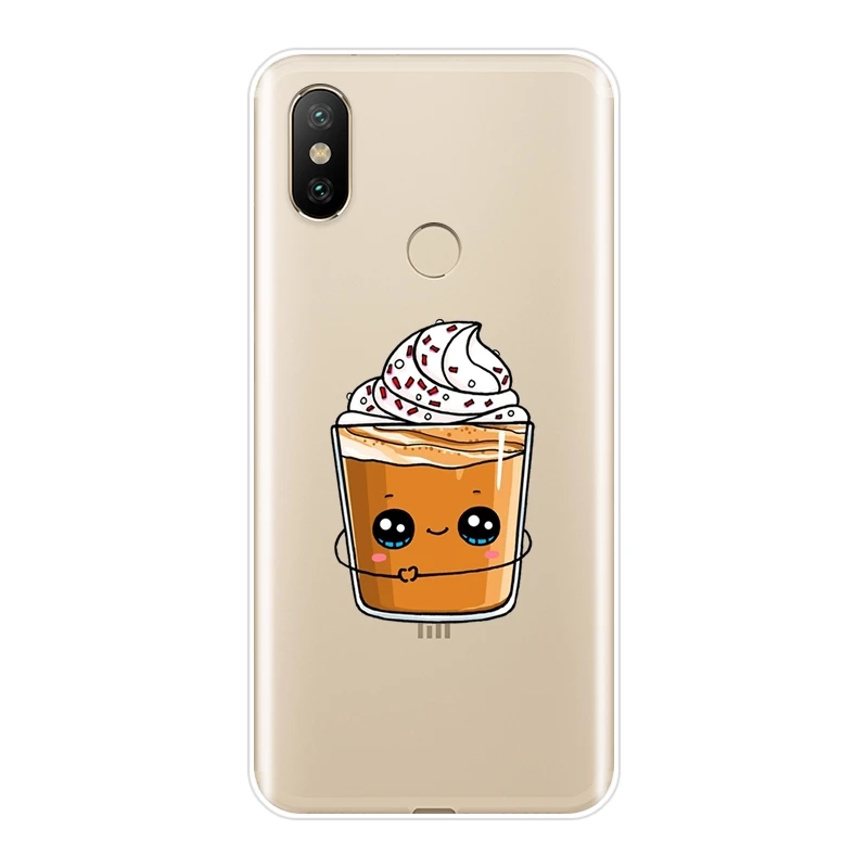 Чехол для телефона Xiaomi MI A1 A2 Lite Mi5 Mi6 Mi8 силиконовый мягкий чехол с мороженым Mi 5 5C 5S