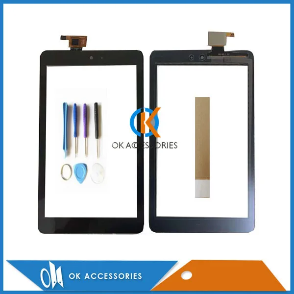 

Сенсорный экран 8,0 дюйма для Dell Venue 8 T02D, дигитайзер сенсорной панели, стекло, высокое качество, черный цвет, с инструментами, лента