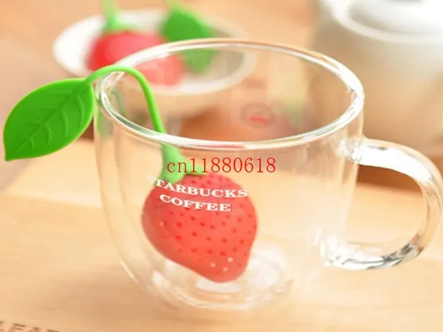 200 шт./лот Быстрая доставка силиконовый ситечко для заварки трав и специй в виде