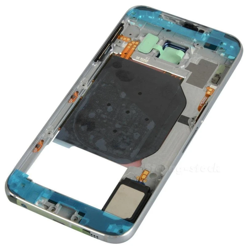 50 шт./лот флейта средней рамки рамка ободок корпус для Samsung Galaxy S6 3 вида цветов