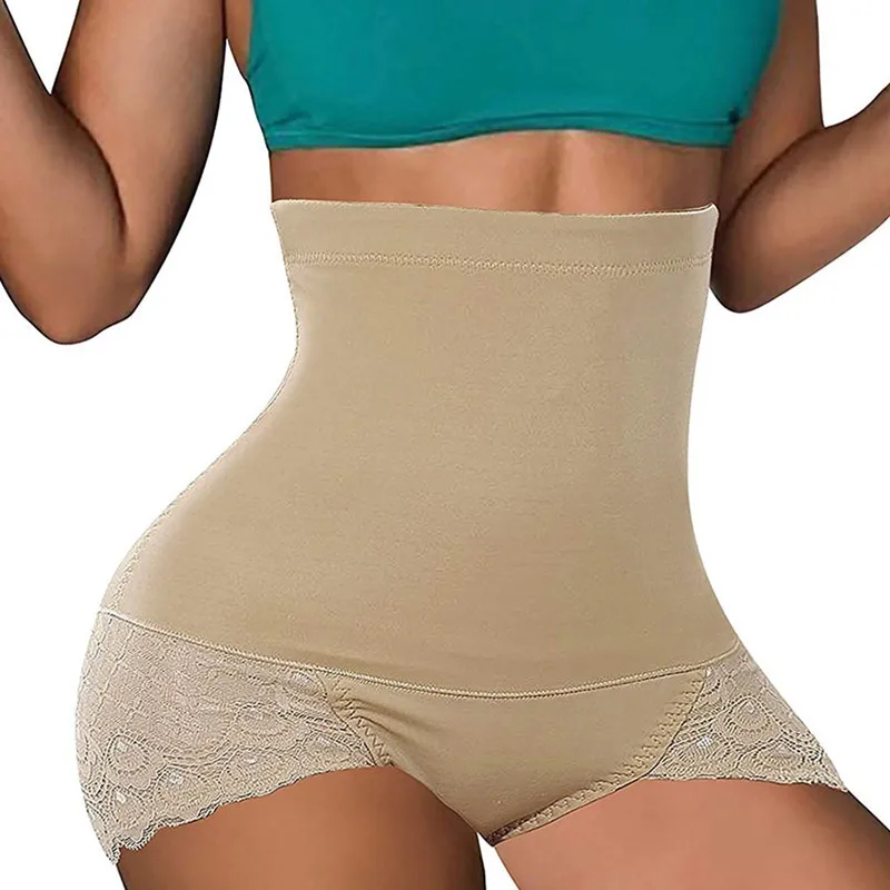 High Waist Slimming Waist Tummy Body Shaper Women Postpartum Recovery Shapewear Briefs Plus Size Waist Trainer Butt Lift Panties