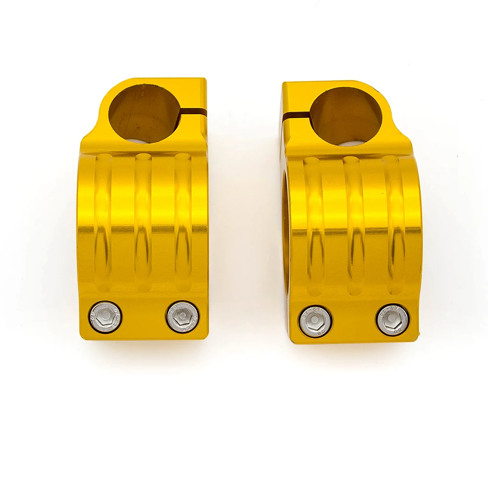 Золотой 31 мм 55 CNC 7/8 &quot22 зажим для руля на руль мотоциклов головках 33 35 36 41 43 46 51