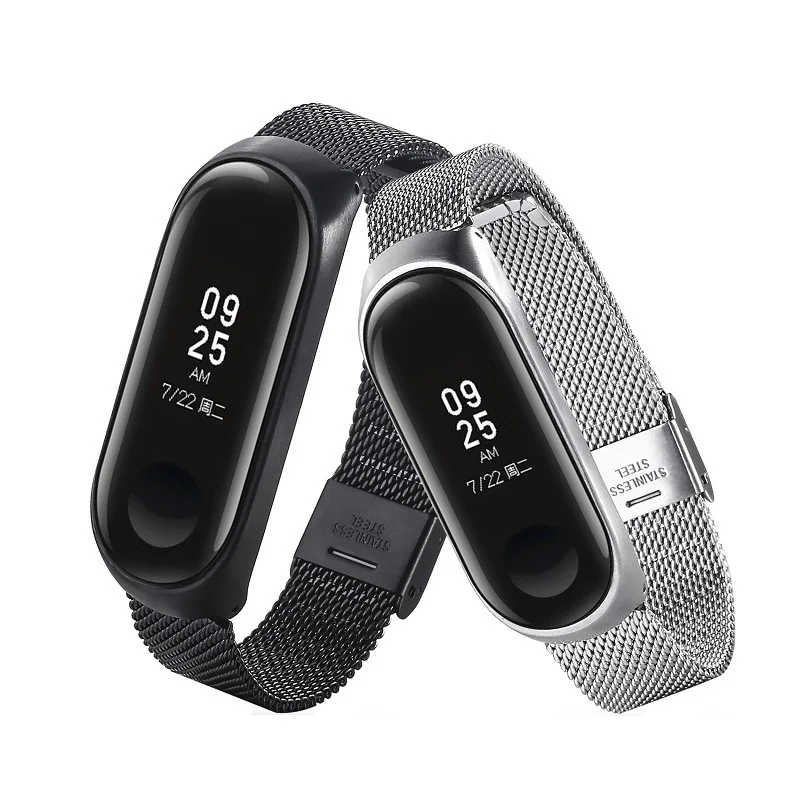 Браслет для xiaomi mi Band 3 ремешок для часов из нержавеющей стали ремешок для xiaomi mi band 3 аксессуары браслет mi band 3 ремешок