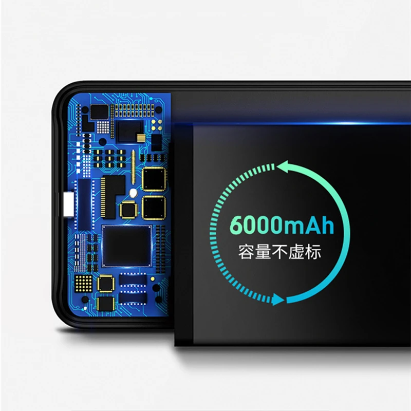 KQJYS 6000mAh Ультратонкий портативный чехол для зарядного устройства для huawei Honor 9 Lite, чехол для внешнего аккумулятора, чехол для huawei Honor 9i