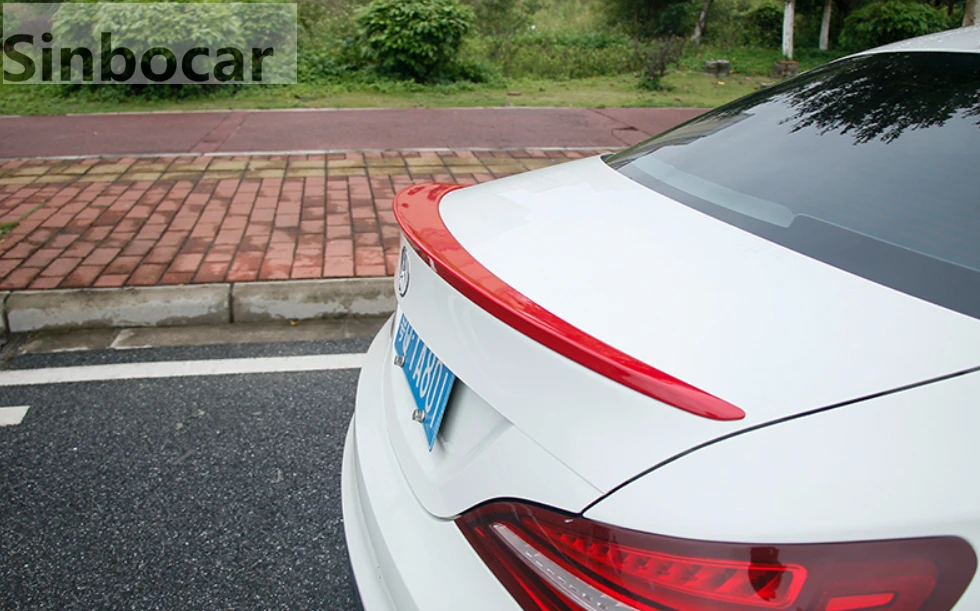 Спойлер для краски заднего крыла губ ABS Benz CLA W117 Mercedes CLA180 CLA200 CLA250 спойлер 2014