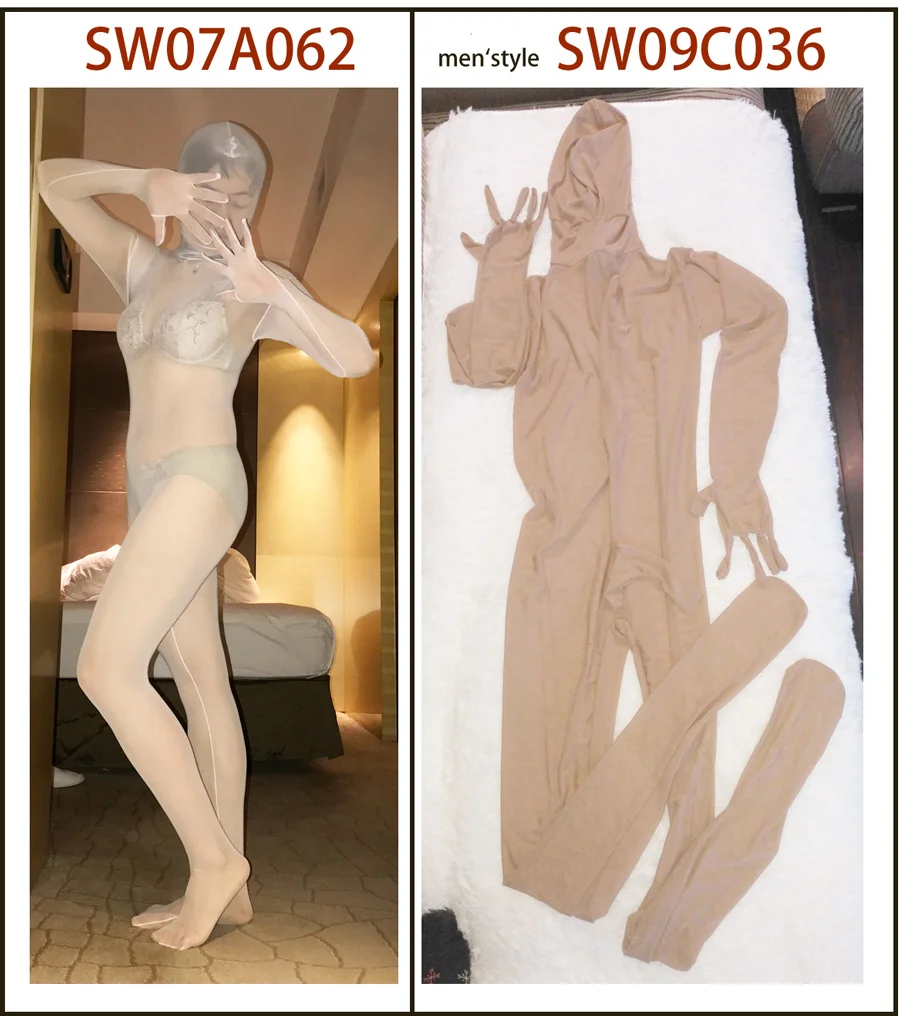 XYFWW сетчатая трикотажная ткань с маской и перчатками мужские нижнее белье SW09C036 |