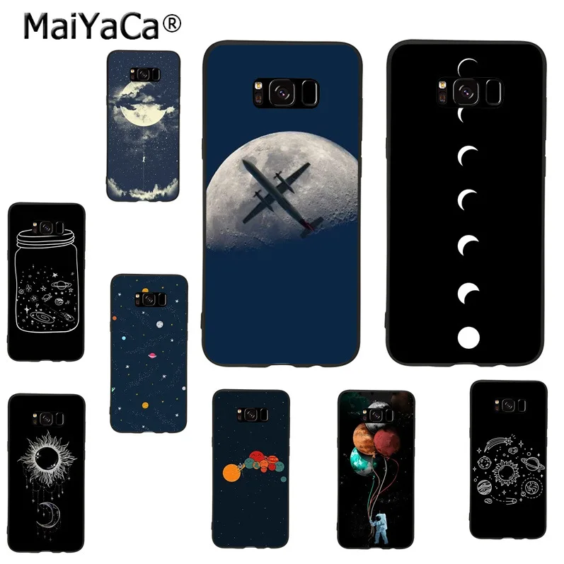 Чехол MaiYaCa для телефона с изображением планеты Луны samsung galaxy s8plus s9plus s20ultra s10e note20