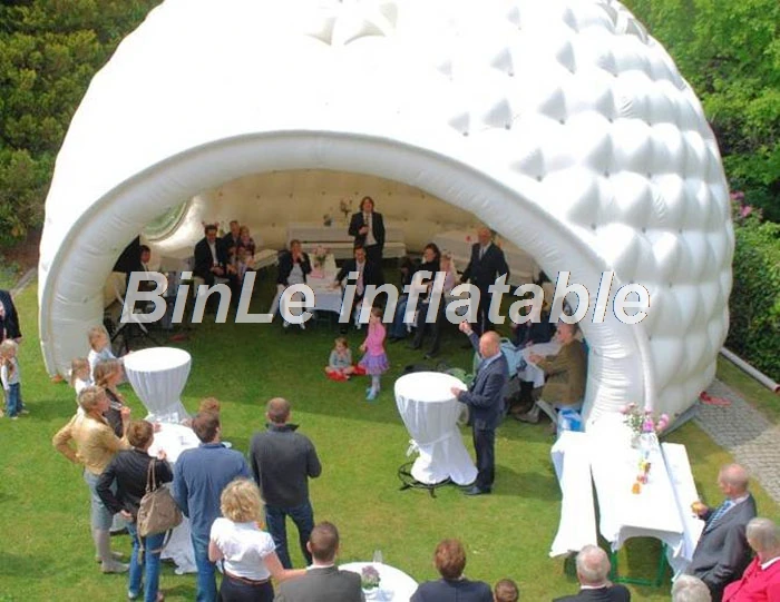Специальный дизайн надувная купольная палатка igloo для мяча гольфа юрта