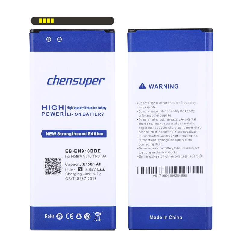 6750 мАч EB BN910BBE BN910BBK батарея для Samsung Galaxy Note4 N910H N910A N910C N910U N910F N910FQ SCL24 SC 01G N910V|battery