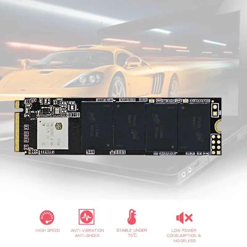 SSD накопитель Kingspec жесткий диск 128 ГБ 256 512 PCIe ssd M.2 NVMe Pcie внутренний для MSI
