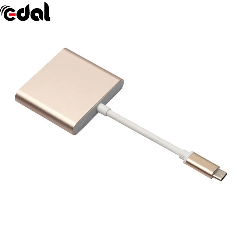 Новый USB 3 1 Тип C к 4k HDMI 3in1 мульти кабель адаптер конвертер для мобильного телефона