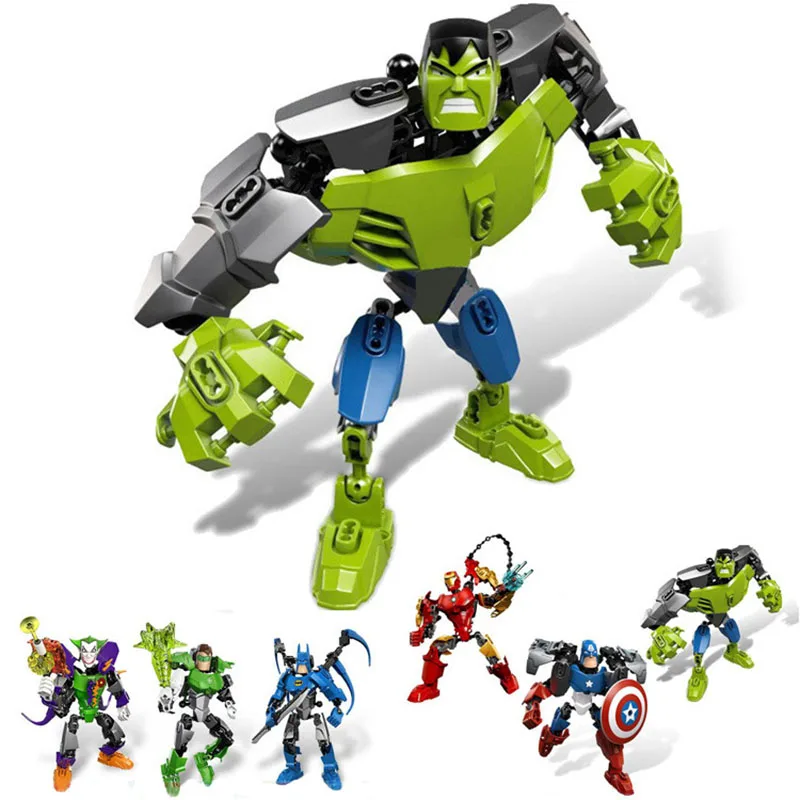 XINTOCH Marvel модель Мстителей строительные блоки игрушки Бэтмен Железный человек сборки фигурки ABS подарок для детей Прямая поставка