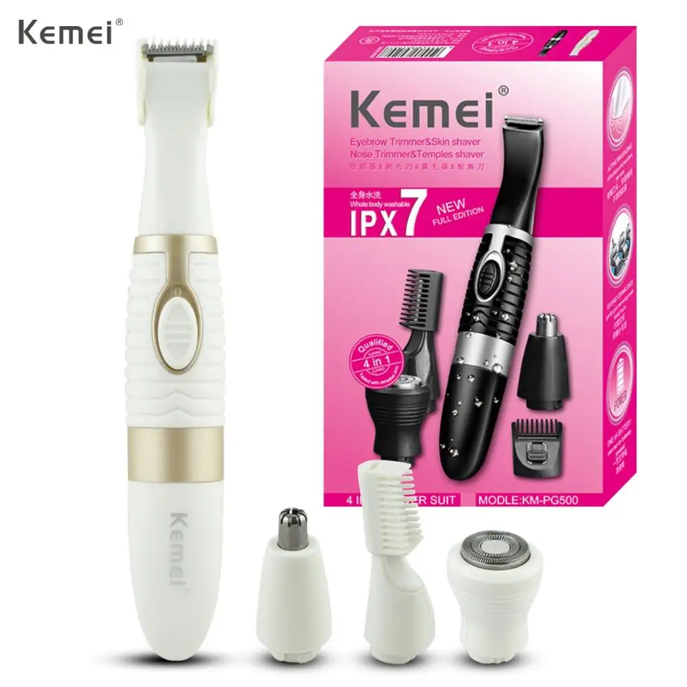 

Kemei 4in1 Multifunction Nose Hair Trimmer For Men Trimer Face Ear Hair Removal Shaver Beard Moustache Eyebrow Shaper Shaping