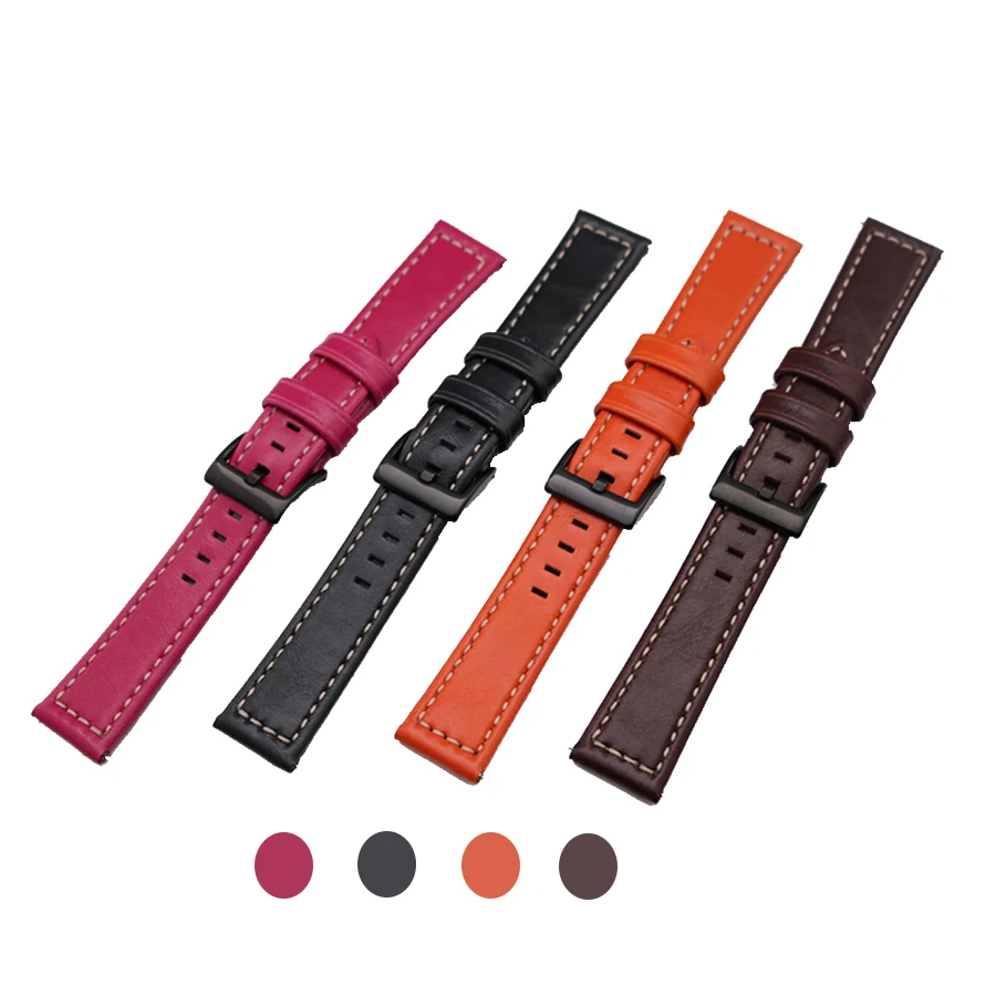

Ремешок из натуральной кожи для смарт-часов Xiaomi Huami Amazfit Bip, 20 мм