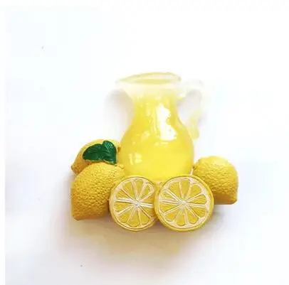 Открывалка для бутылок, лимонный сок, клубничный лед, магнитная наклейка на холодильник, сувенир для путешествий, Кухонное украшение для дома - Цвет: Красный