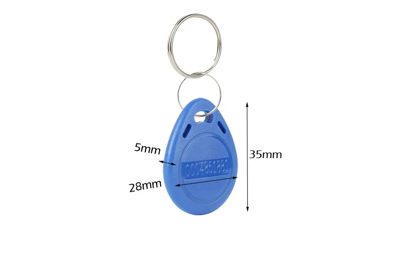 RAYKUBE 125 кГц RFID близость брелоки 10 шт./лот TK4100 EM брелоки RFID для контроля доступа брелоки R-IK1