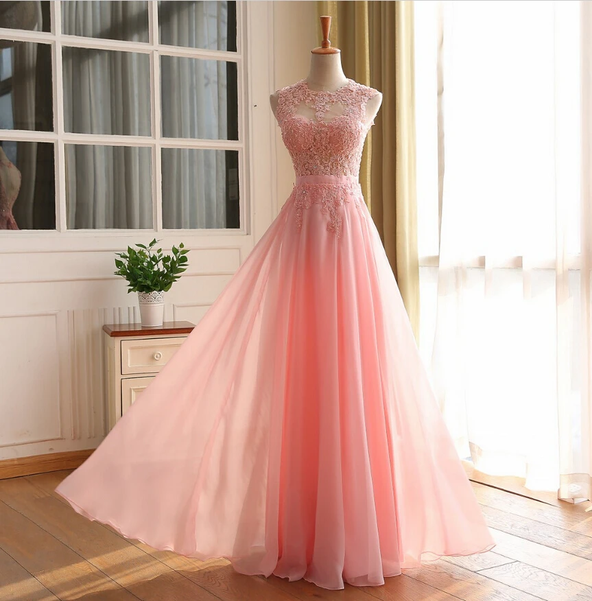 Bridemaid платье vestido longo сексуальное sho-me Новое Дешевое розовое кружевное платье подружки невесты свадебное платье vestido реальные фотографии