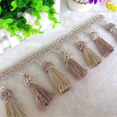 5 метров/партия шторы с кисточками 10 см|handmade textile|decorative sewinglace decoration |