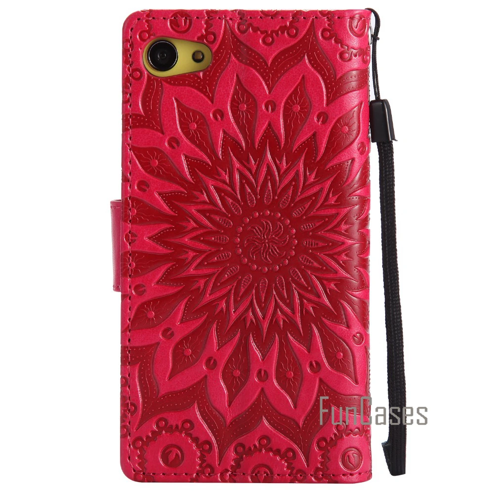 Рельефный чехол на магнитном замке coque sony Xperia Z5 компактный fundas E5803 E5823 4 6 &quot+
