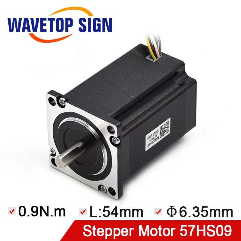Leadshine Nema 23 шаговый двигатель 57HS09 удерживающий крутящий момент 0.9N.m ток 2.8A ЧПУ лазерная шлифовка пены плазменной резки