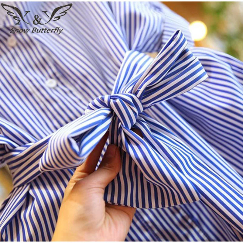 Women's Off Shoulders Blouse Chiffon Top Female Clothes Striped Shirt Plus Size Stylish Korean Fashion Clothing Summer Open 121 |