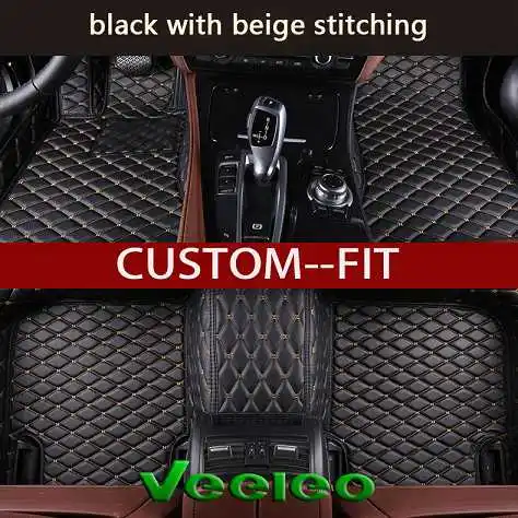 6 видов цветов автомобильные кожаные коврики на заказ для BMW M3 E46 Кабриолет 2000-2006