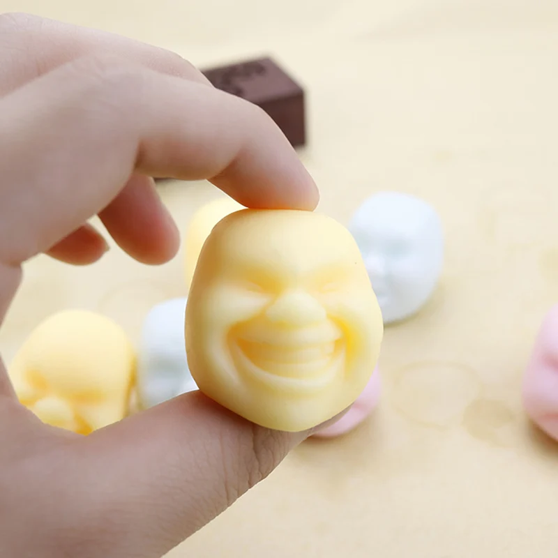 Мини Squishy антистресс лицо питчер винограда мяч аутизм расслабиться кукла рельеф