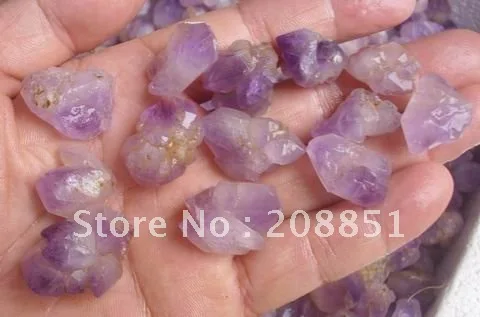 20 шт. натуральный аметист скелетного кварца точечный Кристалл кластер образцы