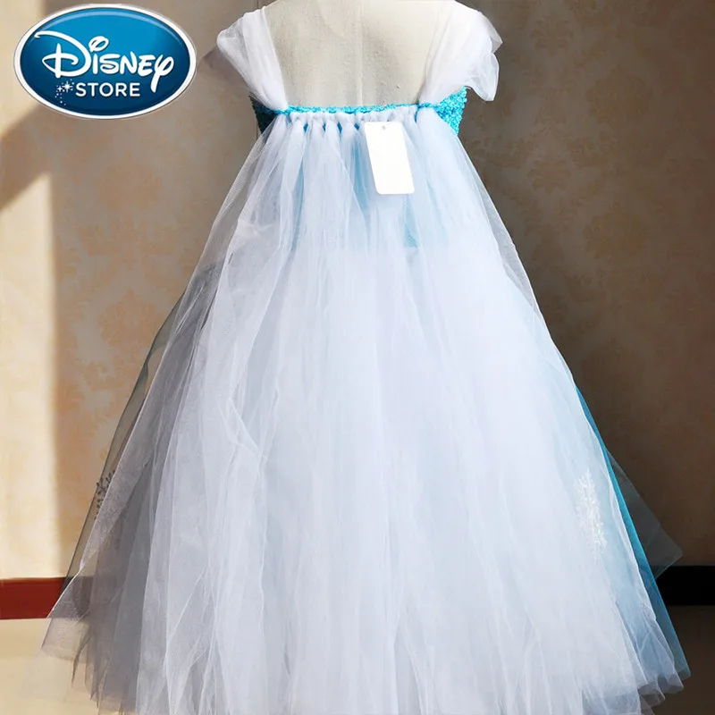 Детское платье для косплея Disney Холодное сердце белое принцессы Эльзы и Анны