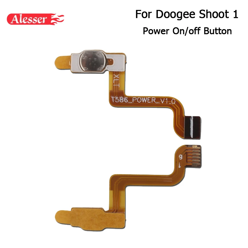 Alesser кнопка включения/выключения питания Для Doogee Shoot 1 Кнопка вверх/вниз гибкий FPC